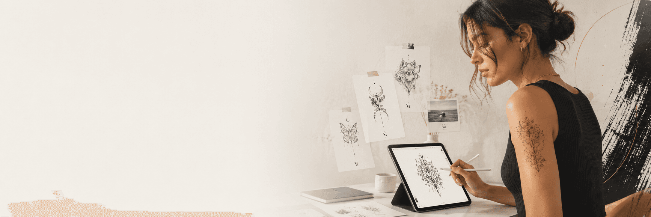Veyra Ink custom tattoo design and designer collaboration hero