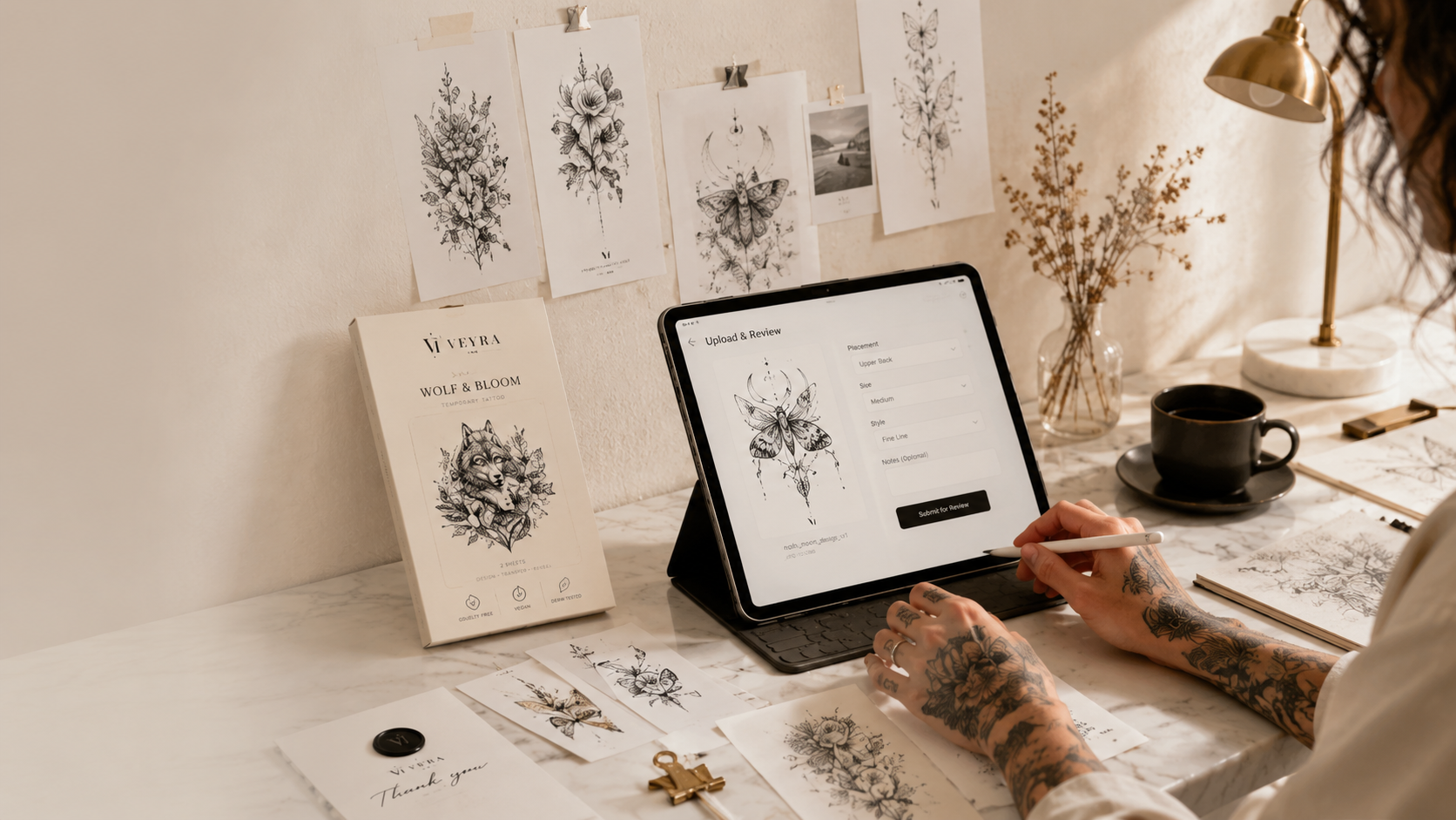Veyra Ink designer collaboration studio